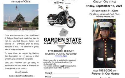 2021 L/Cpl Chris Cosgrove III Golf Outing Friday, September 17