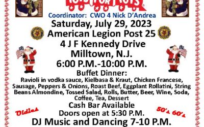 Christmas in July Toys for Tots Event in Milltown NJ