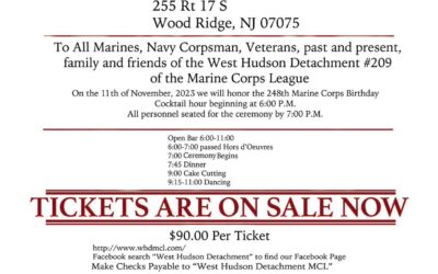 West Hudson Detachment 248th Birthday Ball