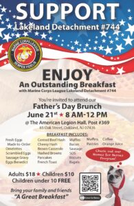 Lakeland Detachment Father's Day Brunch @ American Legion Hall Post# 369 | Oakland | New Jersey | United States